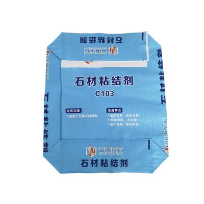 chất lượng  Colorful BOPP Printing PP Woven Valve Bag with 20kg 25kg Capacity for Cement and Dry Mix Glue nhà máy sản xuất