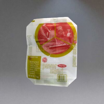 chất lượng  Labyrinth breathable Heavy Duty PE Valve Bags with Center Seam for 50LB 22.7kg Paver Sand nhà máy sản xuất