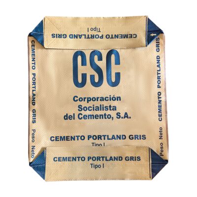 chất lượng  Moisture Proof PP Woven Valve Bag for Heavy Duty 50kg Cement Packaging nhà máy sản xuất