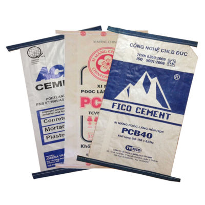 Túi bao bì dệt Wpp PP 20kg 25kg 40kg 50kg cho keo dán ngói màu