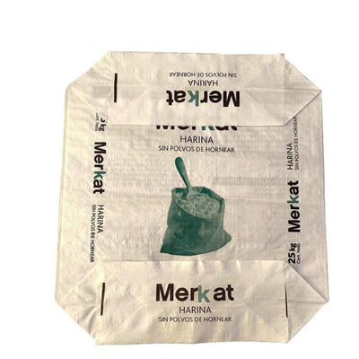 Xi măng PP Bao dệt bằng Polypropylen Túi đáy khối 25kg 40kg 50kg