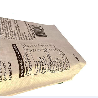 Polypropylene PP dệt túi van khối túi xi măng đáy 25kg 40kg 50kg