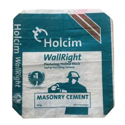 Túi PP dệt nhiều lớp Ad Star Khối đáy Túi xi măng PP 25kg 40kg 50kg