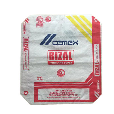 Túi xi măng dệt 50kg 40kg 25kg Túi polypropylen tùy chỉnh ISO14001