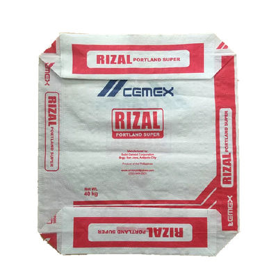 Túi xi măng dệt 50kg 40kg 25kg Túi polypropylen tùy chỉnh ISO14001