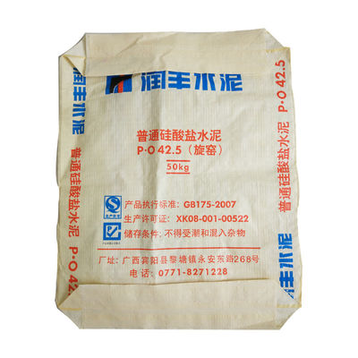 20kg 25kg 40kg 50kg Khối van PP Đáy túi xi măng rỗng Trung Quốc sản xuất