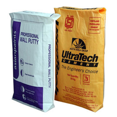 Túi bao bì xi măng rỗng 20kg 40kg 50kg Túi van đáy khối PP