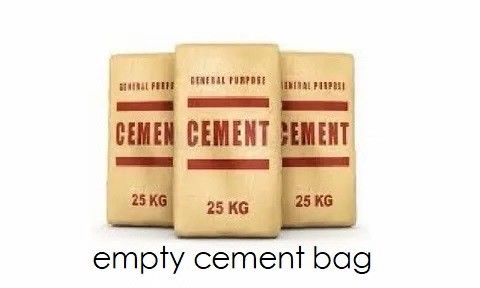 Bán nóng Van PP dệt rỗng 25 KG 40 KG 50 KG Nhà sản xuất bao xi măng Bao xi măng