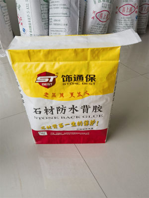 Túi van PP tùy chỉnh Keo dán gạch men trắng Bao bì xi măng Túi 50kg