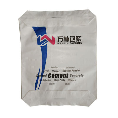 20KG-50KG PE Laminated PP Woven Cement Bag với Block Bottom Valve và Chứng nhận ISO9001