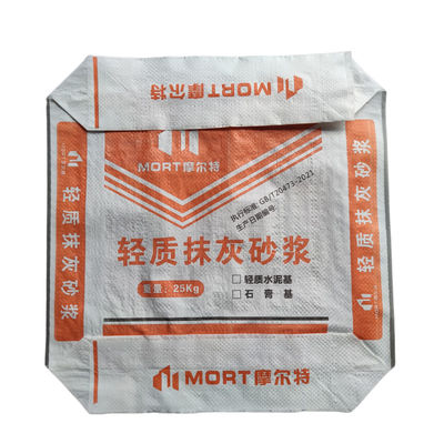 Công suất nặng PP Laminated Bottom Valve túi xi măng 50Kg PP túi xi măng nhỏ khối đáy