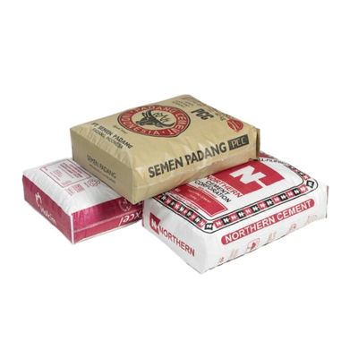 85GSM 50kg Quad Bottom Bag Cement Sack túi xi măng trống