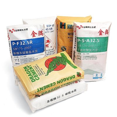 Tự đóng van túi dệt rác túi xi măng rỗng túi xi măng PP 20 kg 25 kg 40 kg 50 kg túi xi măng