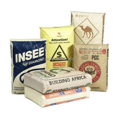 Tự đóng gói vật liệu xây dựng PP túi xi măng với bao bì van