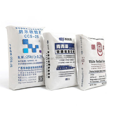 Thùng xi măng xăng bằng băng nhựa PP hình vuông đáy rỗng 25kg