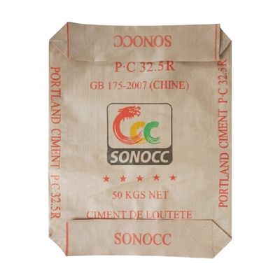 25 KG 40 KG 50 KG túi dệt PP rỗng túi xi măng PP khối đáy với van