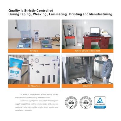 25 KG 40 KG 50 KG túi xi măng dệt PP rỗng túi van PP khối đáy với van