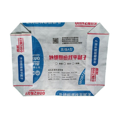 Thẻ in đầy đủ van xi măng túi Pp Bopp đan xen túi 20Kg 25Kg 40Kg