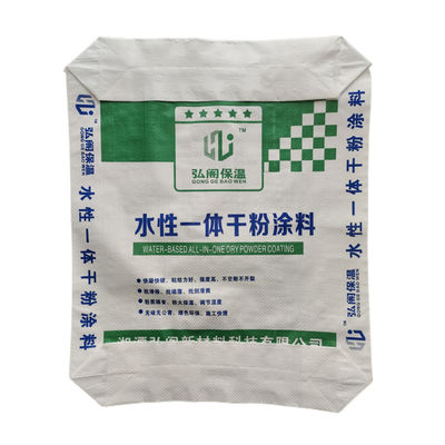 Logo tùy chỉnh van cơ sở xi măng rỗng túi polypropylene dệt 20KG 40 KG 50 KG