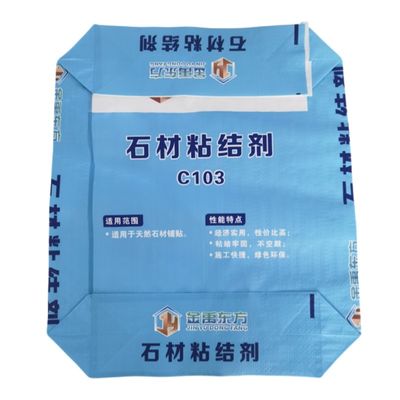 Túi dệt bằng nhựa BOPP Keo dán gạch xi măng 20kg 25kg cho vật liệu xây dựng