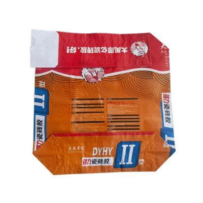 Chất liệu giấy tường nhiều loại 95g tùy chỉnh túi xi măng chống nước 20kg với in Offset dính 95g/Custom