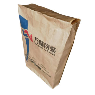 Bề mặt in chống ẩm túi xi măng dệt PP 20 KG 25 KG 40 KG 50 KG Bao bì