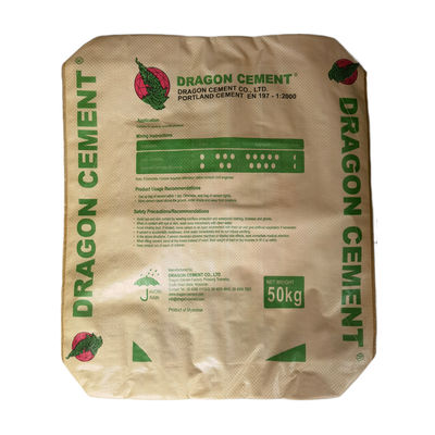 25 KG 40 KG 50 KG Vải dệt PP van túi xi măng túi rỗng công nghiệp Flexo Printing Packaging