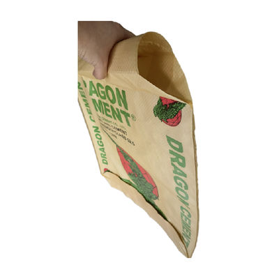 25 KG 40 KG 50 KG Vải dệt PP van túi xi măng túi rỗng công nghiệp Flexo Printing Packaging