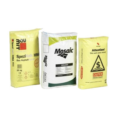 Bao xi măng PP in nhiều màu cán màng chống ẩm