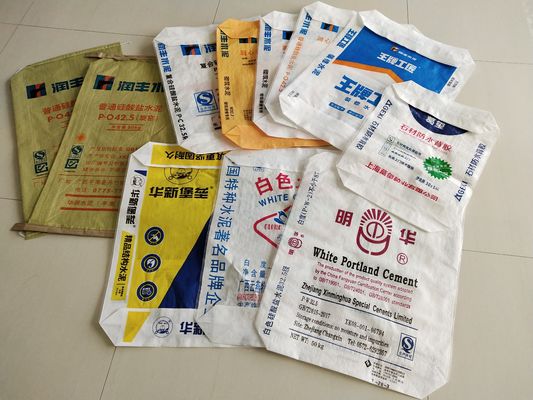 Bao xi măng van PP 80GSM tráng màng in nhiều màu 20-50kg