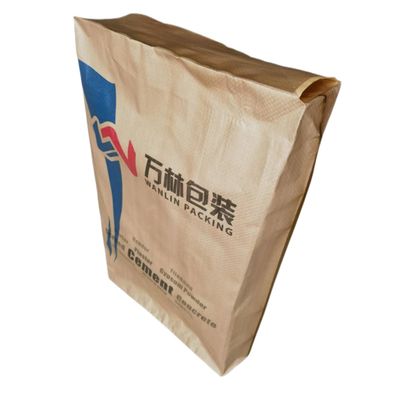 Túi van PP chống ẩm có hàn nhiệt cho xi măng và bột thạch cao 20kg-50kg