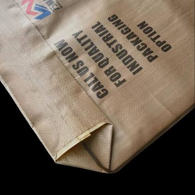 Túi van PP chống ẩm có hàn nhiệt cho xi măng và bột thạch cao 20kg-50kg