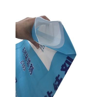Túi van dệt PP in BOPP nhiều màu với dung tích 20kg 25kg cho xi măng và keo trộn khô