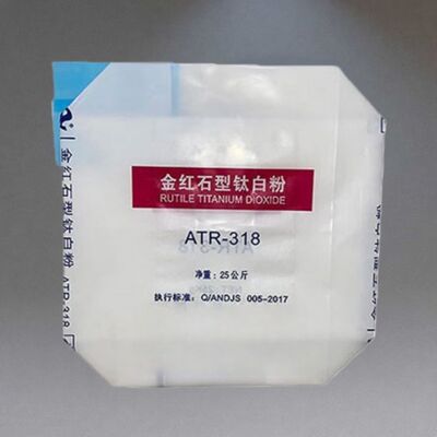 25KG Heavy Duty PE túi van cho Carbon Black với Tuck In Valve