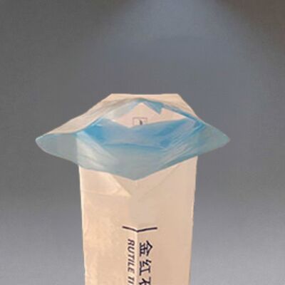 25KG Heavy Duty PE túi van cho Carbon Black với Tuck In Valve