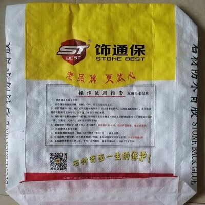 Ống chống ẩm BOPP Laminated PP Woven Valve Bag cho 20kg 25kg 30kg Dry Mix Stone Back Glue