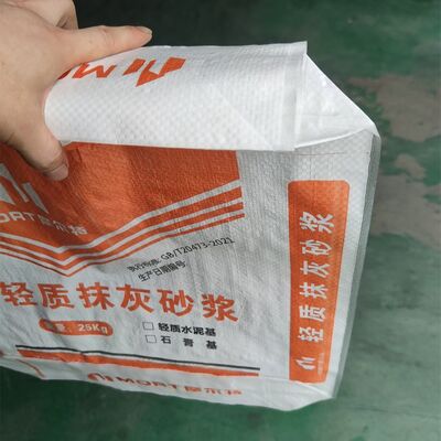 Hiệu quả chi phí in túi van dệt PP cho 20kg 25kg Dry Mix Mortar