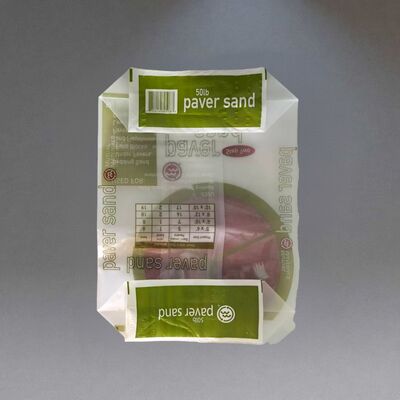 Túi van PE chịu tải nặng, thoáng khí kiểu mê cung với đường may giữa cho 50LB 22.7kg Cát lát