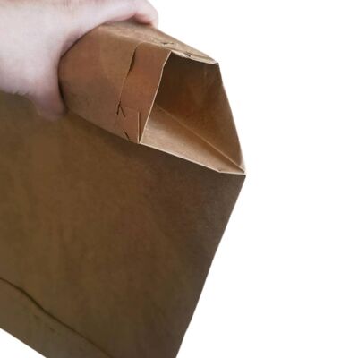 Túi van giấy 2 lớp 90GSM với đáy vuông dùng cho bao xi măng 50kg