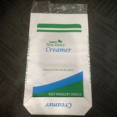 Túi giấy miệng hở cấp thực phẩm đáy vuông đựng 25kg kem không sữa