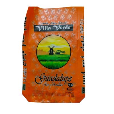 Túi dệt PP nhiều lớp BOPP Túi mở miệng chặn đáy đựng gạo 20kg 25kg 50kg
