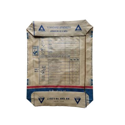 Túi van nhựa dệt PPW AD Star tráng đáy vuông 50kg đựng xi măng