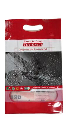 1kg 2kg Tile Grout Packaging Bag BOPA Laminated PE Pouch with Die Cut Handle